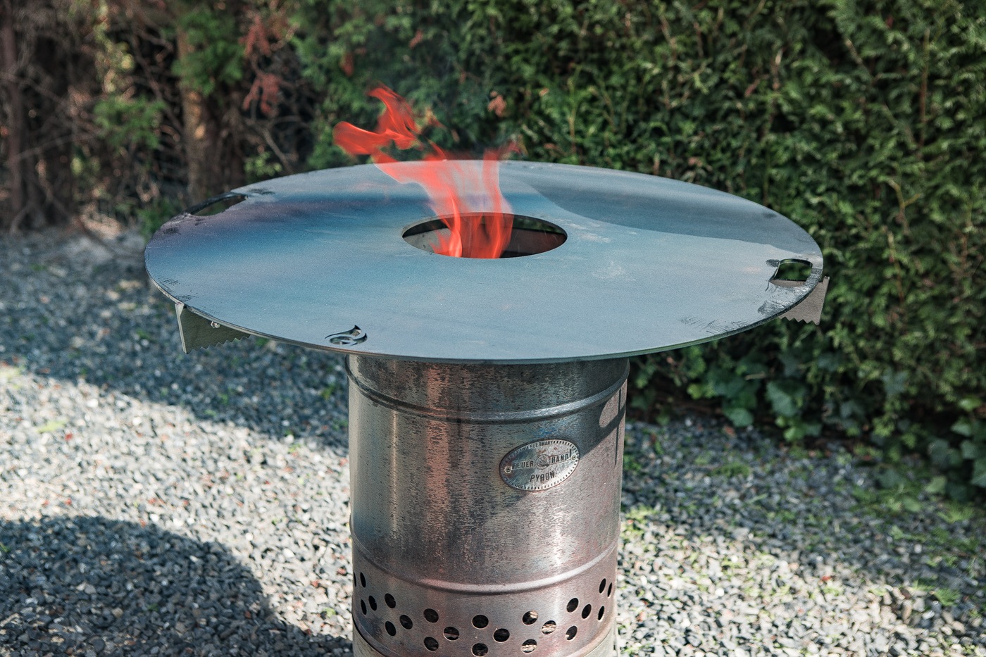 Vorstellung Feuerplatte 80cm Universal Grillplatte von